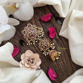 Vriksham Floral Double Layer With Jumka Jada Billai-G19275